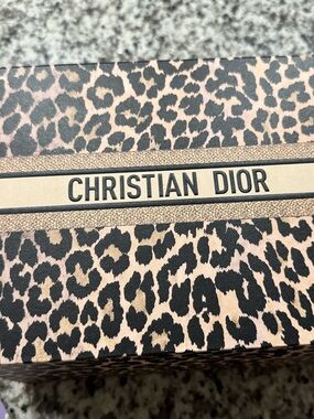 DIOR Mitzvah Animal print Limited Edition Gift Box EMPTY MED/LG NEW 5.5” x8.4.5”
